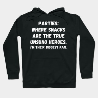 Snack Heroes: Introvert's True Party Stars Hoodie